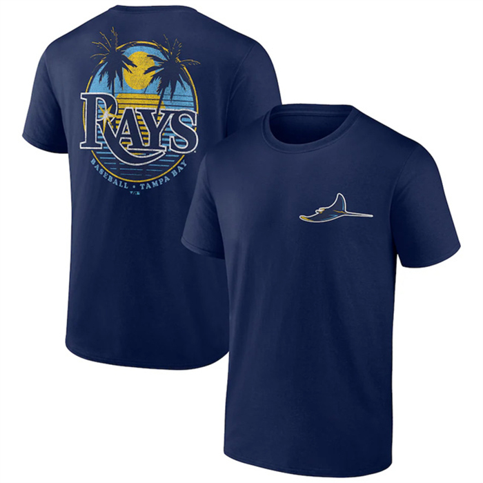 Men's Tampa Bay Rays Navy Iconic Bring It T-Shirt